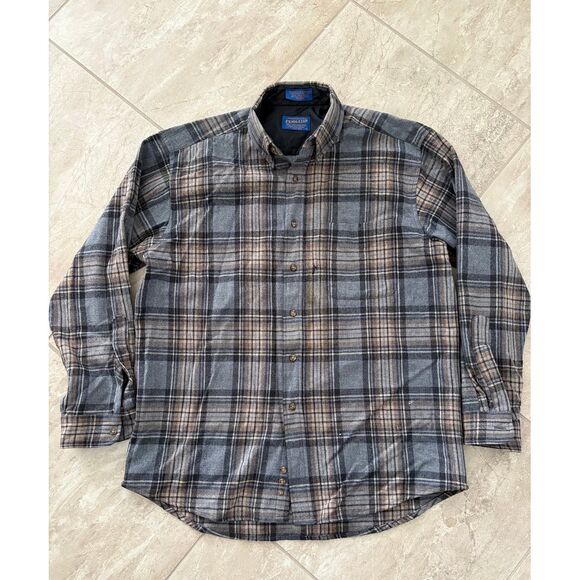 Pendleton 100% wool button down - Picture 1 of 5